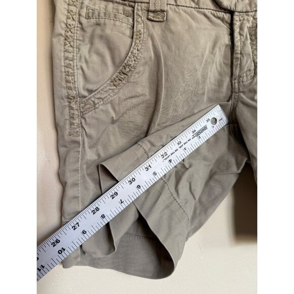 BKE Casuals Shorts Women’s 27 khaki Tan Mollie Low Rise Beach Hike School Bike - Picture 7 of 11